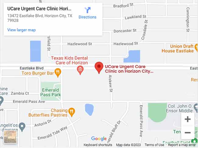 Welcome to UCare Urgent Care and Walk-in Clinic in Horizon City, TX Welcome to UCare Urgent Care and Walk-in Clinic in Horizon City, TX